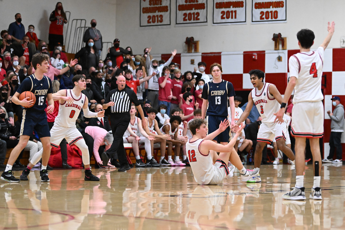 Lincoln Canby boys basketball Leon Neuschwander 47